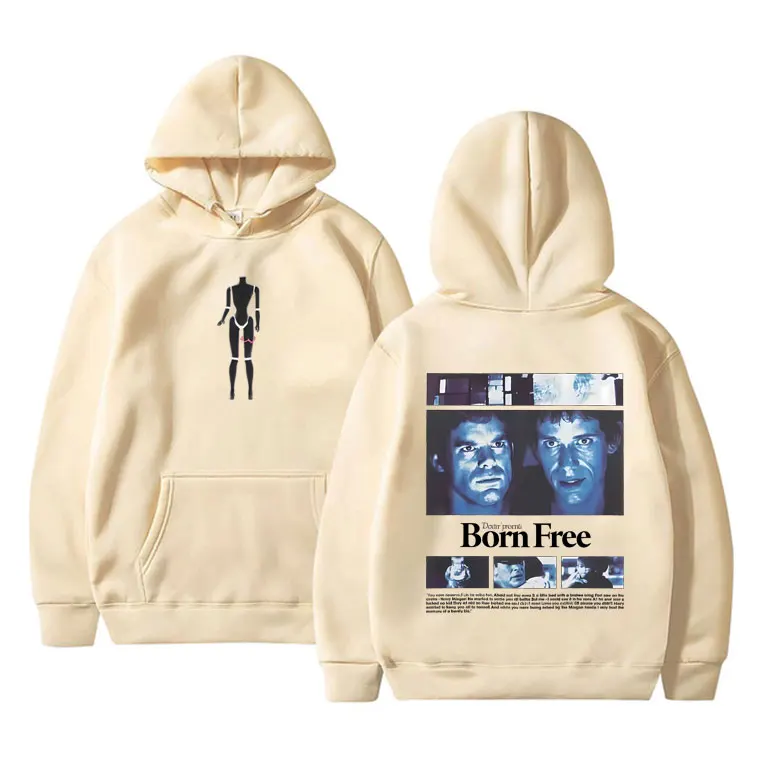 Classic TV Series Dexter Graphic Print Hoodie Men Women Casual Cotton Oversized Sweatshirt Men's Fashion Rock Gothic Streetwear