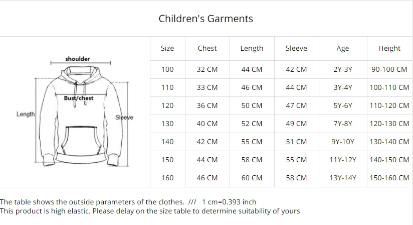 3 To 14 Years Kids Cartoon Hoodies Five Nights At FN AF 3D Hoodie Sweatshirt Boys Girls Bear Cartoon cosplay Children Pullover