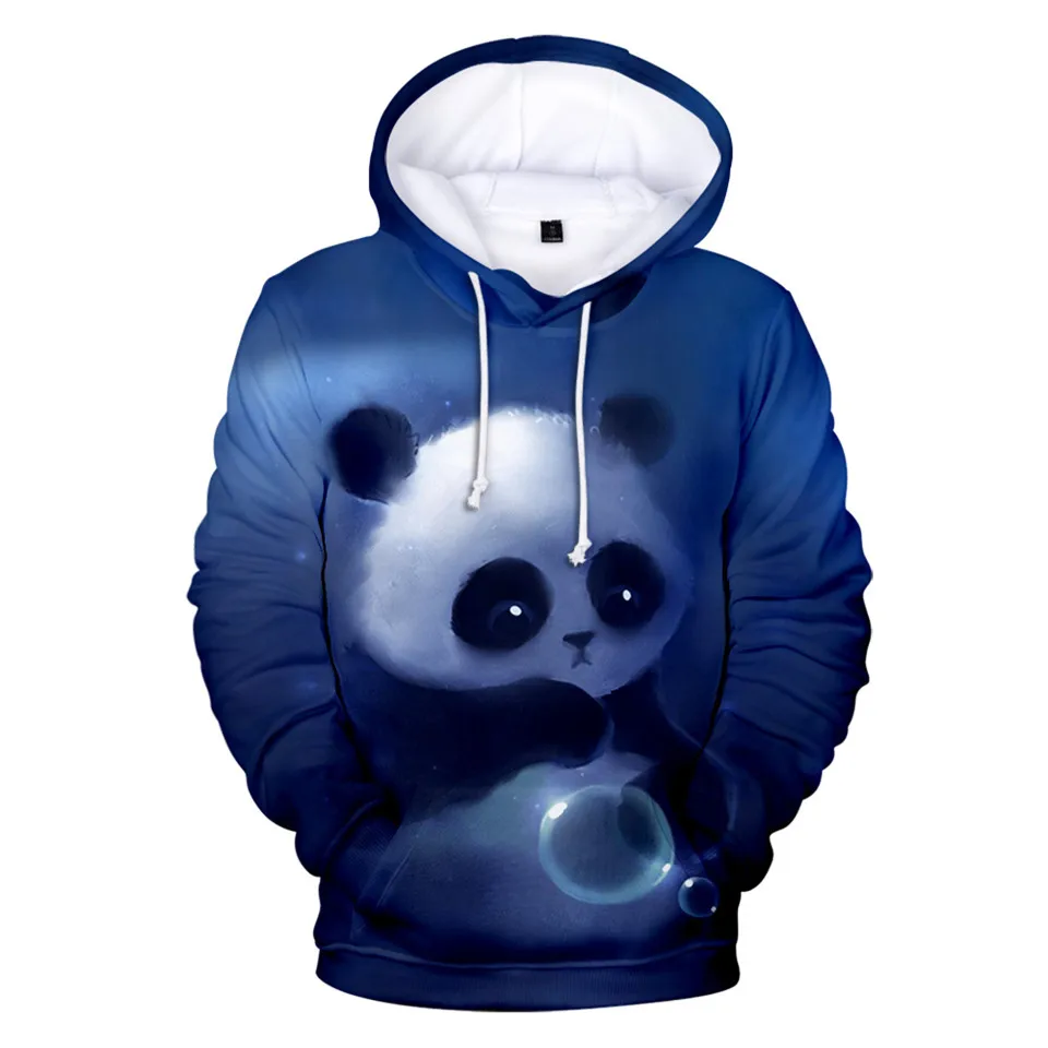 Funny Anime Panda 3D Printing Hoodies Fashion Women Men Autumn Winter Sweatshirt Girls Pullover Jacket Cosplay Costume
