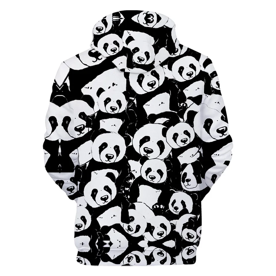 Funny Anime Panda 3D Printing Hoodies Fashion Women Men Autumn Winter Sweatshirt Girls Pullover Jacket Cosplay Costume