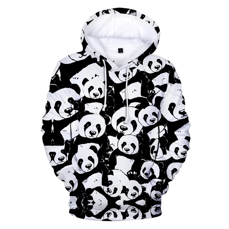 Funny Anime Panda 3D Printing Hoodies Fashion Women Men Autumn Winter Sweatshirt Girls Pullover Jacket Cosplay Costume