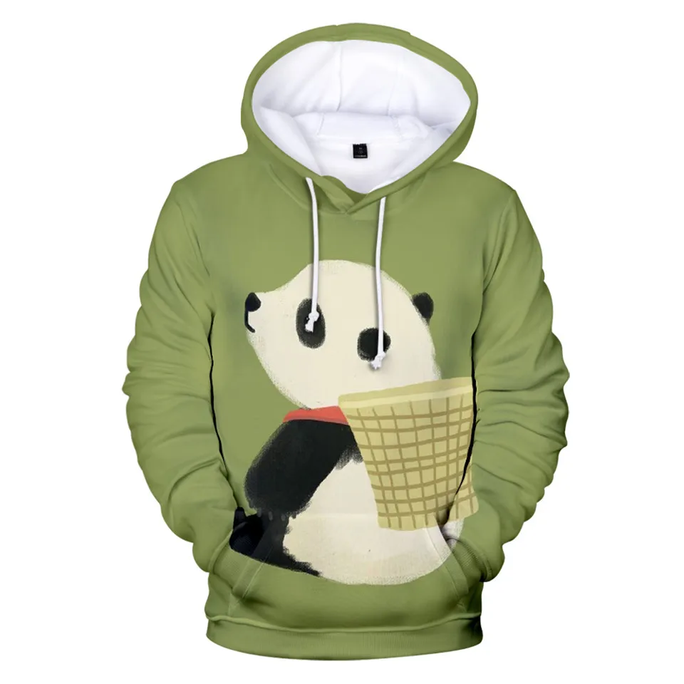 Funny Anime Panda 3D Printing Hoodies Fashion Women Men Autumn Winter Sweatshirt Girls Pullover Jacket Cosplay Costume