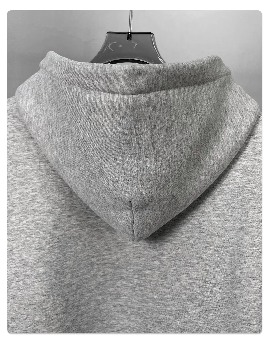 2026 Autumn/Winter Velvet Short Double Zipper Cardigan Hoodie Solid Color Cotton Fleece Mens Zip Up Hooded Pullover Sweatshirt