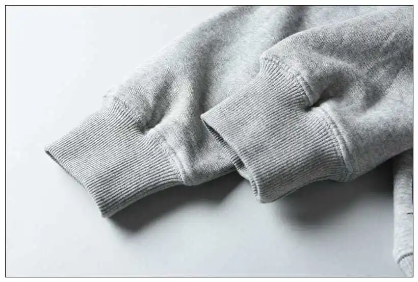 2021 Autumn Winter New Men Fashion Simple Solid Hoodies Foreign Trade Original Single Men's Round Neck Long Sleeve Sweatshirts