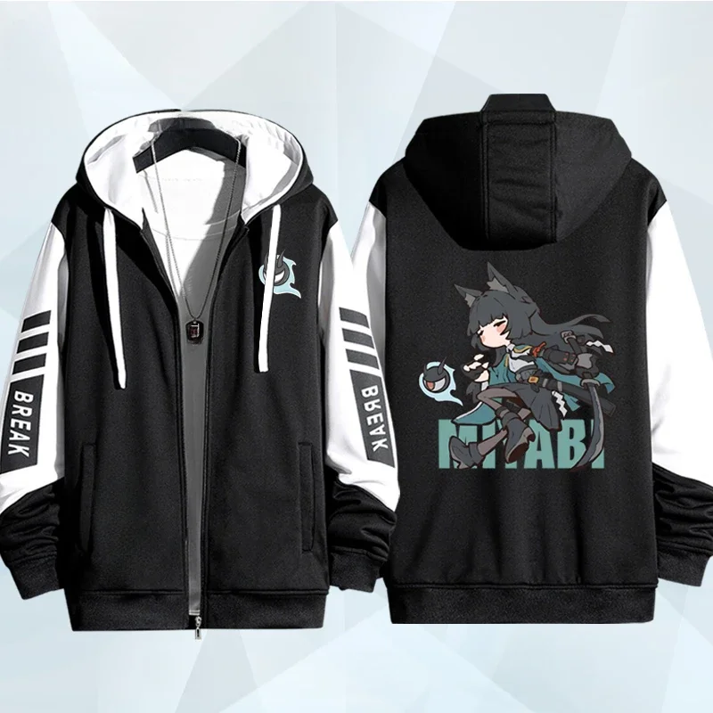 Anime Zenless Zone Zero 3D Print Zip Up Women/Men Hoodie Sweatshirt ZZZ ZZZERO Hoshimi Miyabi Cosplay Zipper Hooded Jacket