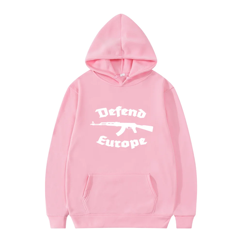Defend Europe Hoodie Funny Sweatshirt Men Hoodies Pullover Hip Hop Streetwear DY-185