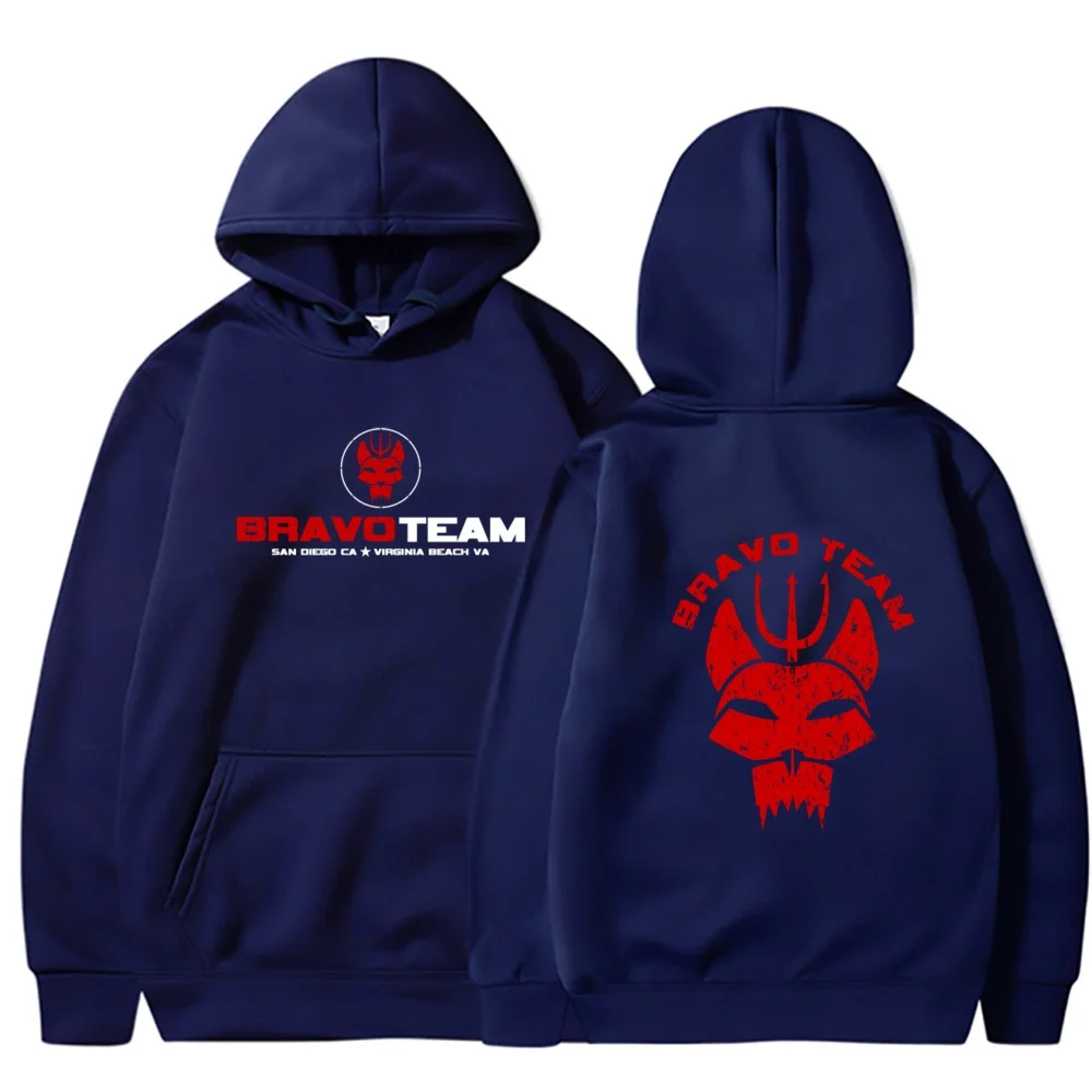 Naval Seals Bravo Team Hoodie Funny Sweatshirt Men Hoodies Pullover Hip Hop Streetwear