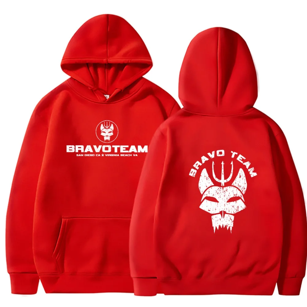 Naval Seals Bravo Team Hoodie Funny Sweatshirt Men Hoodies Pullover Hip Hop Streetwear