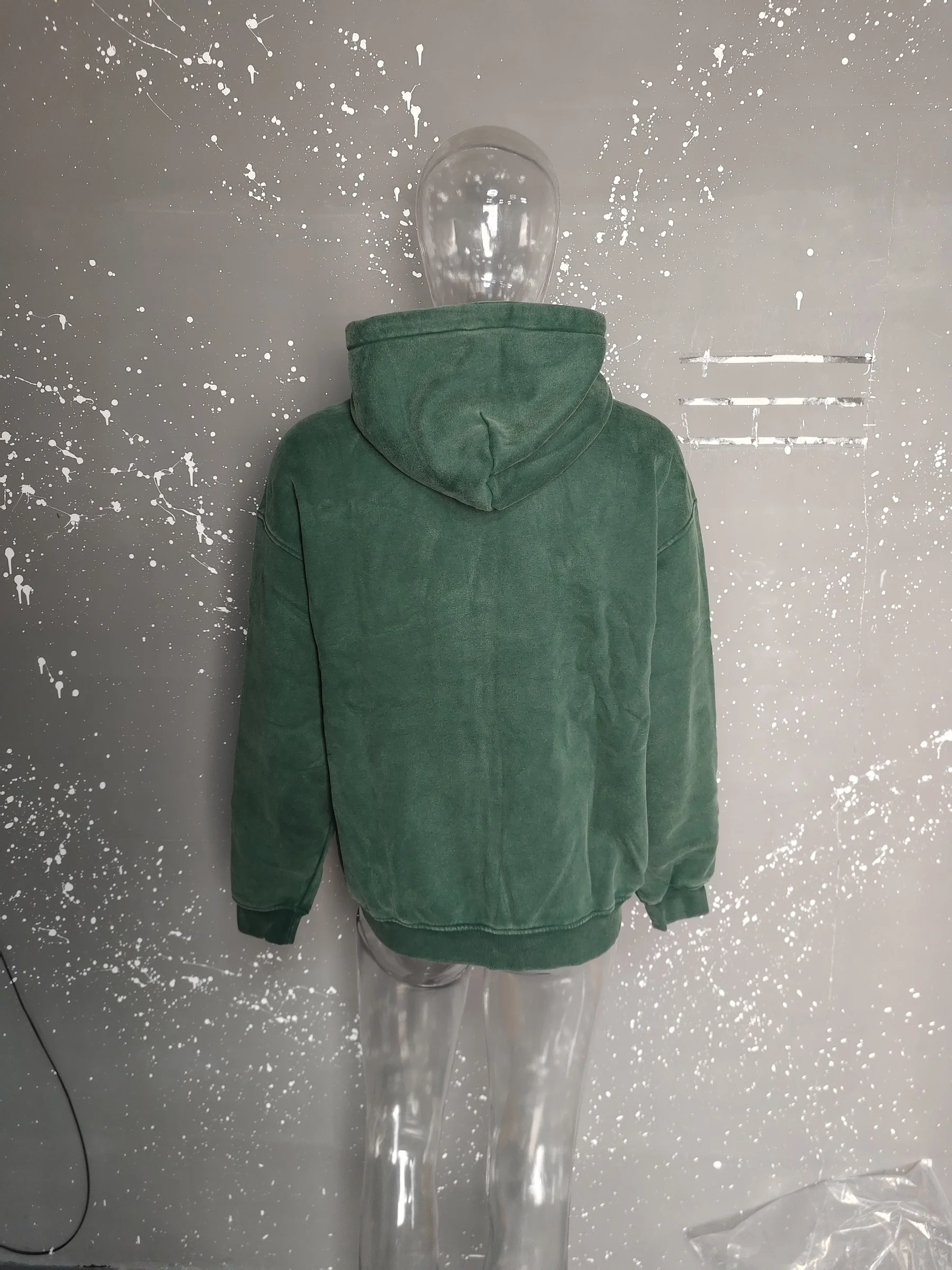 PFNW High Street Vintage Washed Distressed Hooded Zipper Sweatshirts Men's American Trendy Cardigan Oversized Outerwear 28W5687