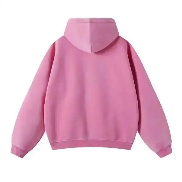 PFNW High Street Vintage Washed Distressed Hooded Zipper Sweatshirts Men's American Trendy Cardigan Oversized Outerwear 28W5687