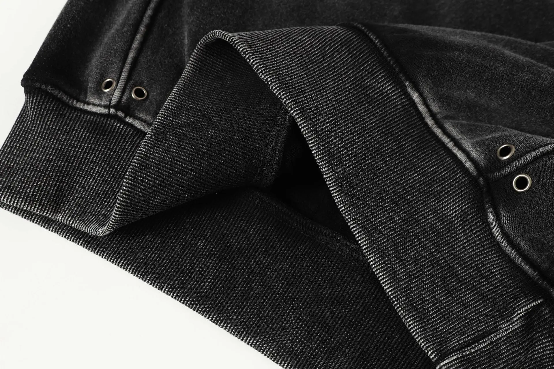 American Retro High Street Hoodie for Men Washed Patchwork DesignY2k Streetwear Autumn Winter Thick Loose Casual Hooded Pullover