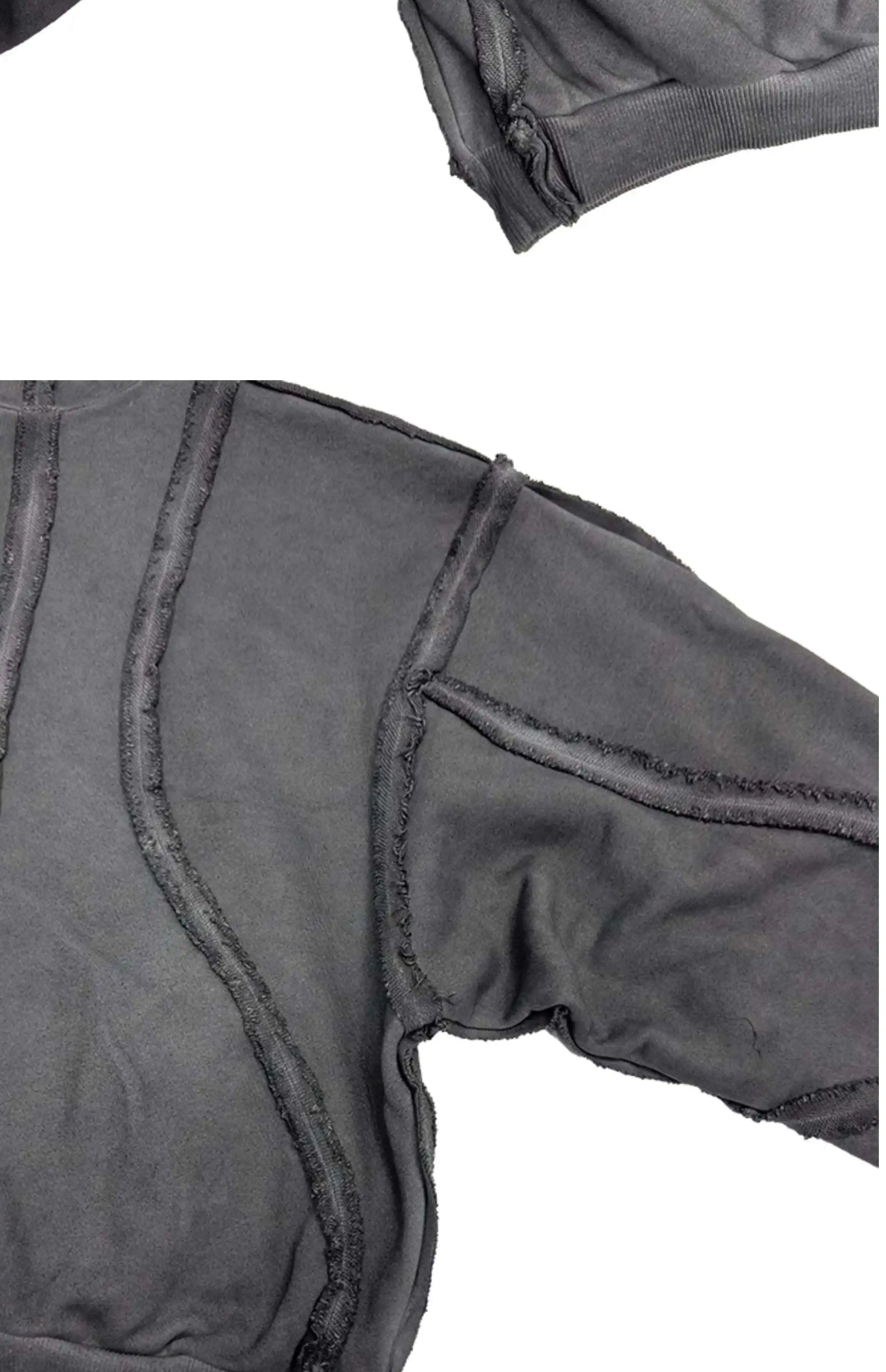 HKSH Autumn New Men's Tide Punk Sweatshirt Deconstruction Streetwear Chic Cardigan High Street Niche Design Masked Hoodie HK2435