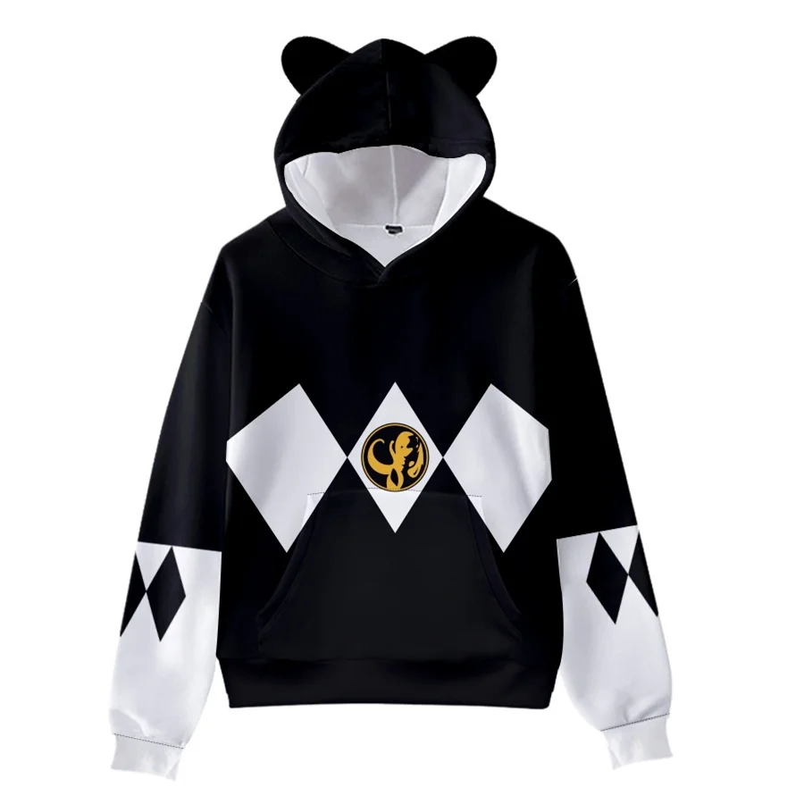 3 To 14 Years Kids Hoodies Mighty Morphin Clothing Boys Girls 3d Digital Printing Hoodie Cartoon Sweatshirt Children Clothes