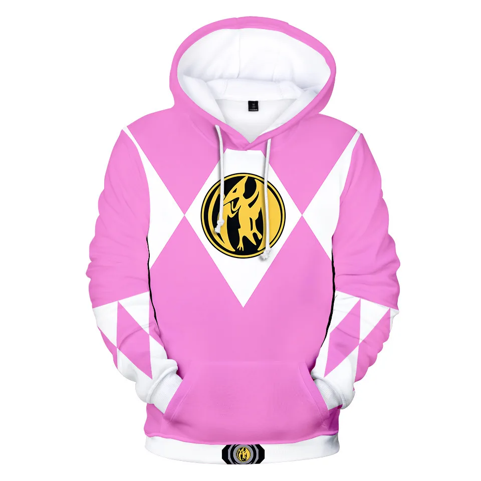 3 To 14 Years Kids Hoodies Mighty Morphin Clothing Boys Girls 3d Digital Printing Hoodie Cartoon Sweatshirt Children Clothes