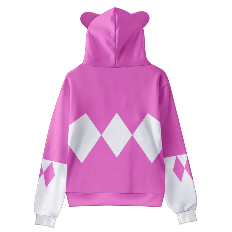 3 To 14 Years Kids Hoodies Mighty Morphin Clothing Boys Girls 3d Digital Printing Hoodie Cartoon Sweatshirt Children Clothes
