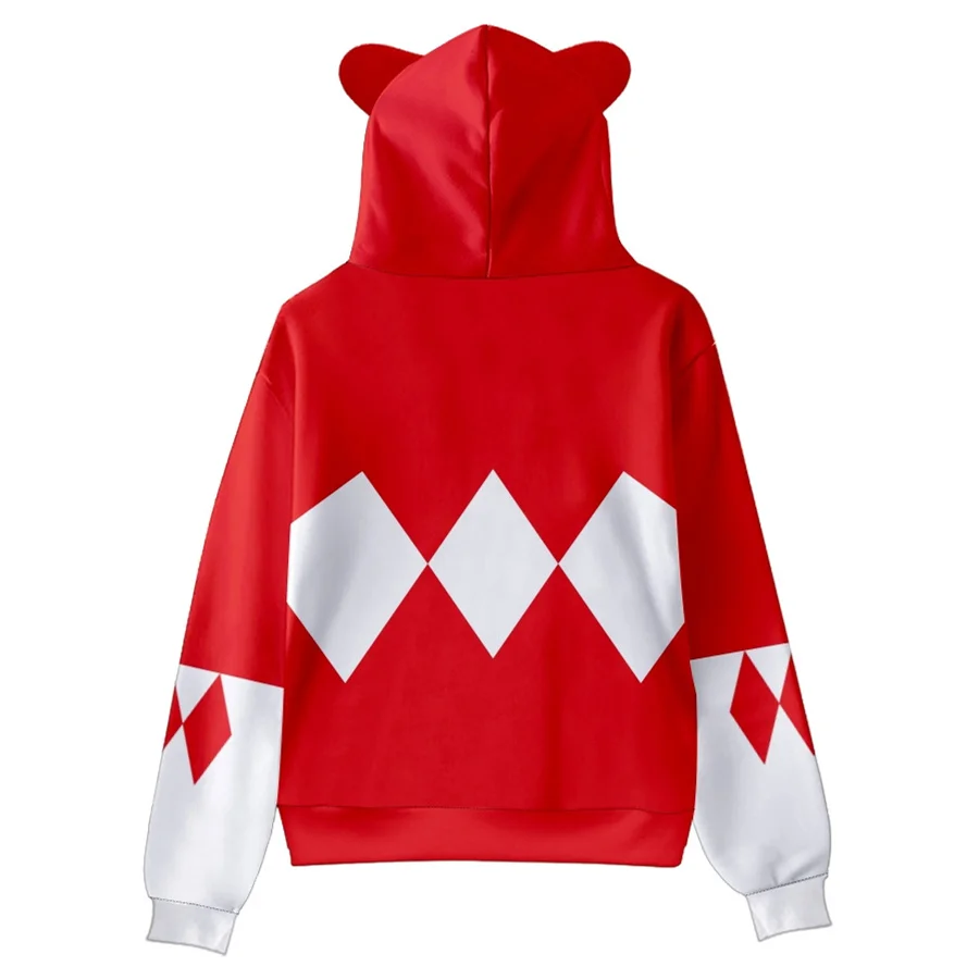 3 To 14 Years Kids Hoodies Mighty Morphin Clothing Boys Girls 3d Digital Printing Hoodie Cartoon Sweatshirt Children Clothes