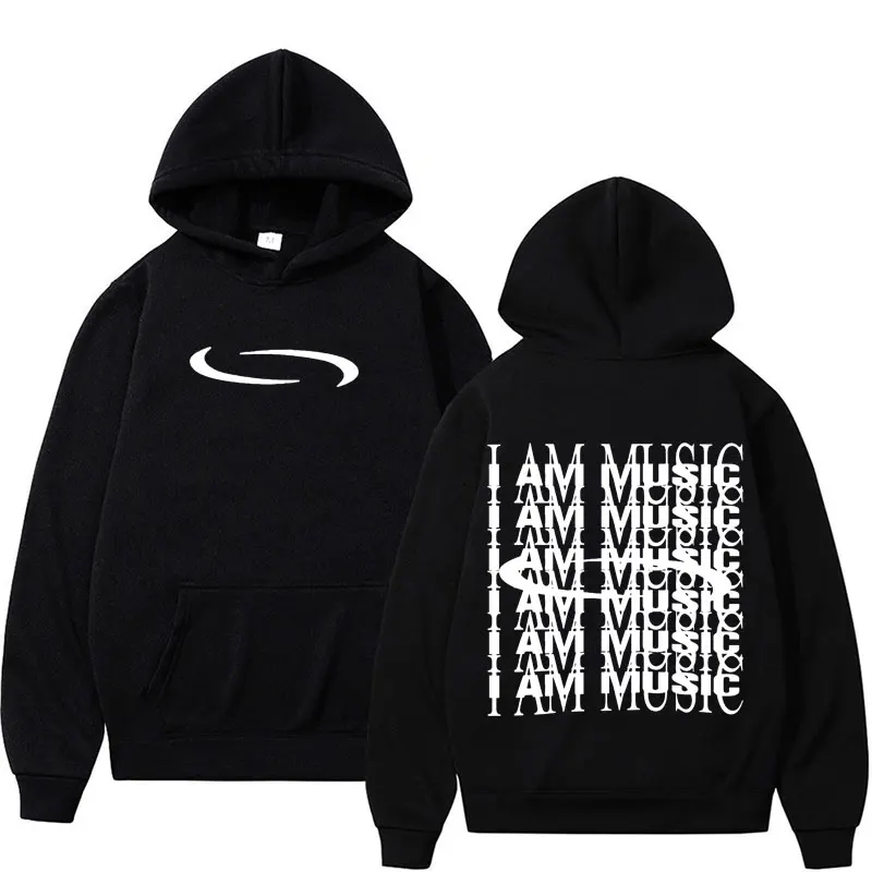 Playboi Carti I AM MUSIC Logo Hoodie Opium Ken Carson Narcissist Tour Antagonist Rap Sweatshirt Men Casual loose Oversized Hoody