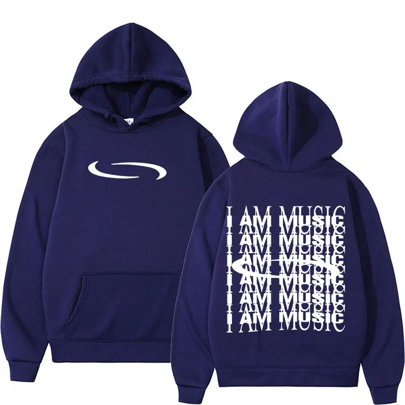Playboi Carti I AM MUSIC Logo Hoodie Opium Ken Carson Narcissist Tour Antagonist Rap Sweatshirt Men Casual loose Oversized Hoody