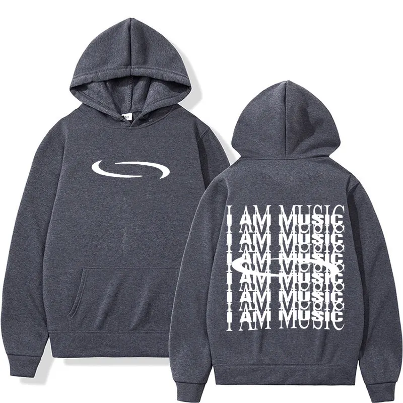 Playboi Carti I AM MUSIC Logo Hoodie Opium Ken Carson Narcissist Tour Antagonist Rap Sweatshirt Men Casual loose Oversized Hoody