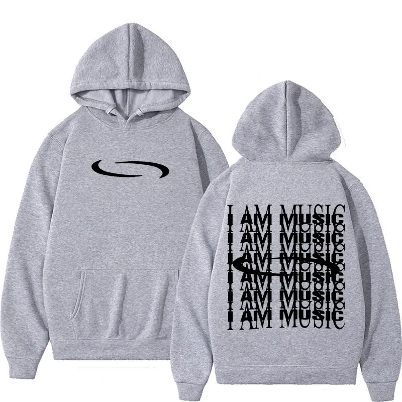 Playboi Carti I AM MUSIC Logo Hoodie Opium Ken Carson Narcissist Tour Antagonist Rap Sweatshirt Men Casual loose Oversized Hoody