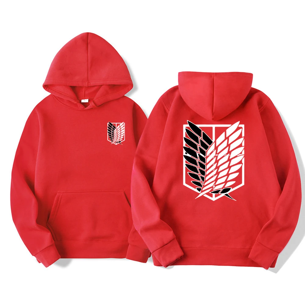 Attack on Titan Men's Hoodie Anime Hoodies Men Women Streetwear Pullover Harajuku Shingeki no Kyojin Hoodies Sweatshirt Clothes