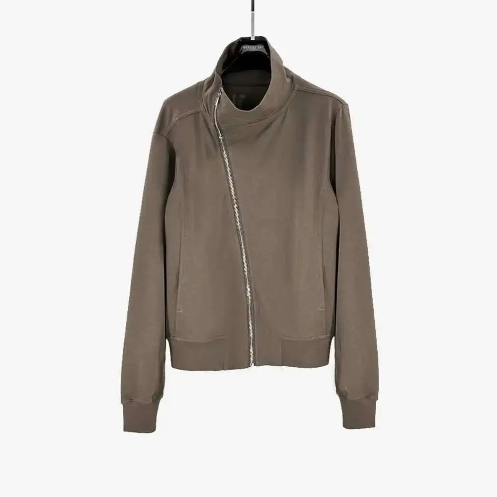 PFNW Darkwear High Quality Minimalist Outerwear Slant Zipper Turtleneck Cardigan Sweatshirt Jacket Men 2026 Spring New 28W5603