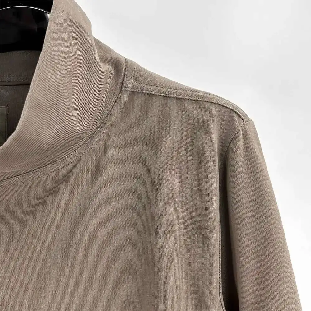 PFNW Darkwear High Quality Minimalist Outerwear Slant Zipper Turtleneck Cardigan Sweatshirt Jacket Men 2026 Spring New 28W5603