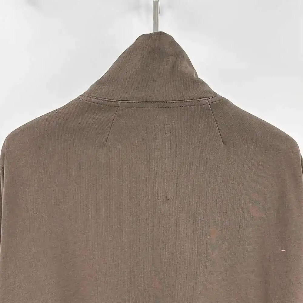 PFNW Darkwear High Quality Minimalist Outerwear Slant Zipper Turtleneck Cardigan Sweatshirt Jacket Men 2026 Spring New 28W5603