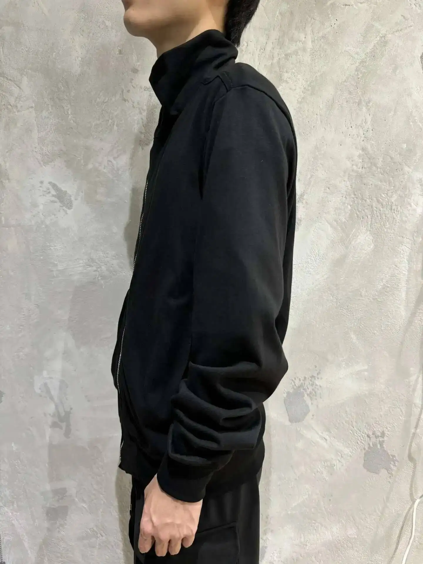 PFNW Darkwear High Quality Minimalist Outerwear Slant Zipper Turtleneck Cardigan Sweatshirt Jacket Men 2026 Spring New 28W5603