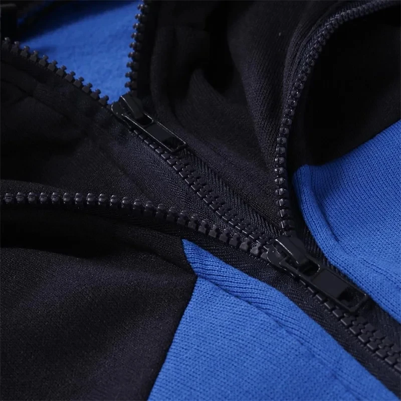 Yamaha Racing Motorcycle Racing Team 2026 Men's Double Zipper Hoodie and Pants Set Spring Men's Sportswear Women's Set