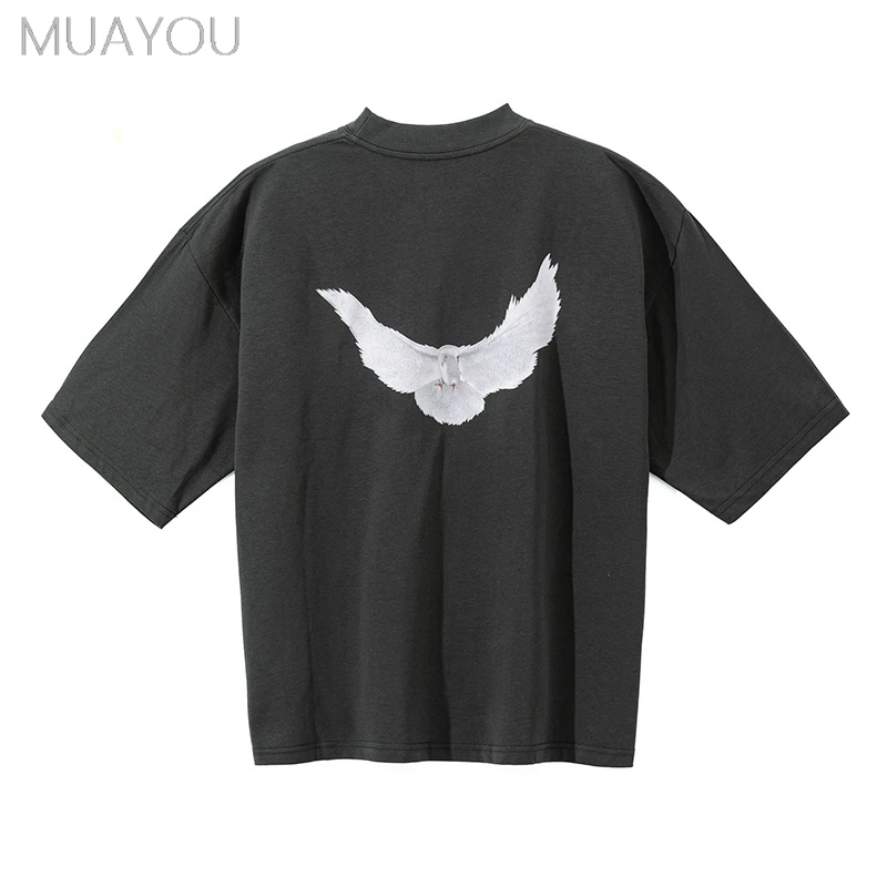 Dove Print Kanye Hoodie Men Women Streetwear 1:1 Sweatshirt High Quality Loose Double-Layer Heavy Fabric Pullover Ovesize hoodes