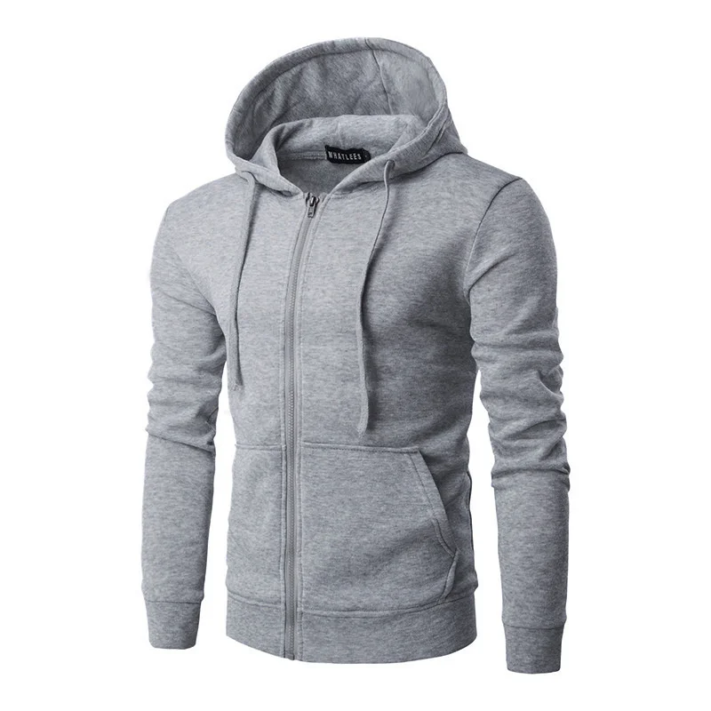 spring autumn Men Sweatshirts Long Sleeve Hoodie Zipper cardigan Male/woman Hoodies Sweatshirt Slim Fit Hoodie Male Clothing