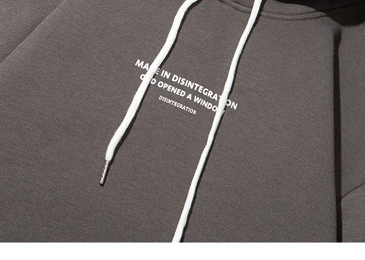 Mens 2025 Hip Hop Streetwear Harajuku Pullover Angel God Printed Hoodie Pocket Cotton Fleece Pullover Grey Hooded Sweatshirt