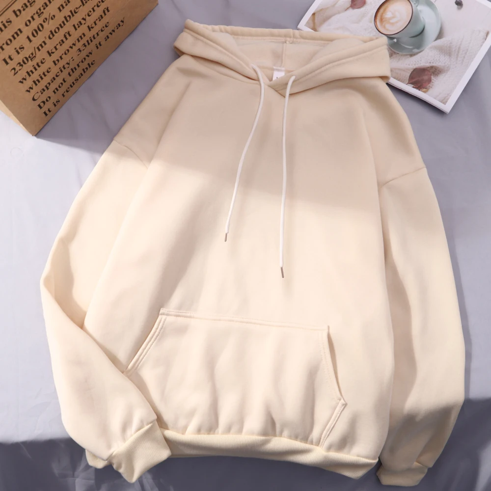 Fashion Men Women Hoodie Casual Hoodies Pullovers Sweatshirts Couple Tops Solid Color Hooded Spring Autumn Warm Fleece Hoody
