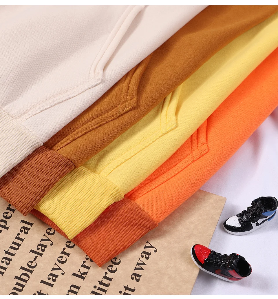 Fashion Men Women Hoodie Casual Hoodies Pullovers Sweatshirts Couple Tops Solid Color Hooded Spring Autumn Warm Fleece Hoody