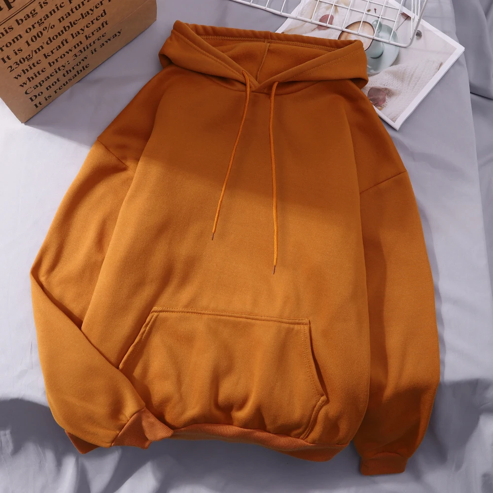 Fashion Men Women Hoodie Casual Hoodies Pullovers Sweatshirts Couple Tops Solid Color Hooded Spring Autumn Warm Fleece Hoody