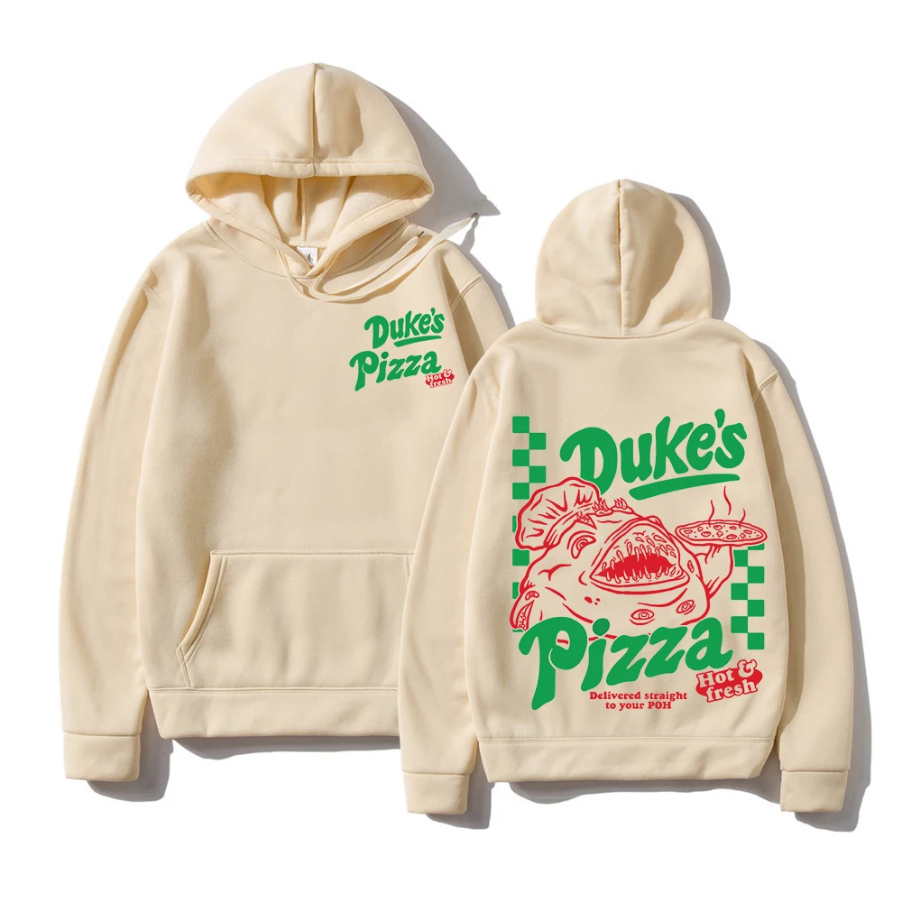 OSRS Pizza Old School RuneScape Crewneck Hoodies Long Sleeve Loose Female Pullovers Unisex Streetwear Game Graphic Sweatshirt