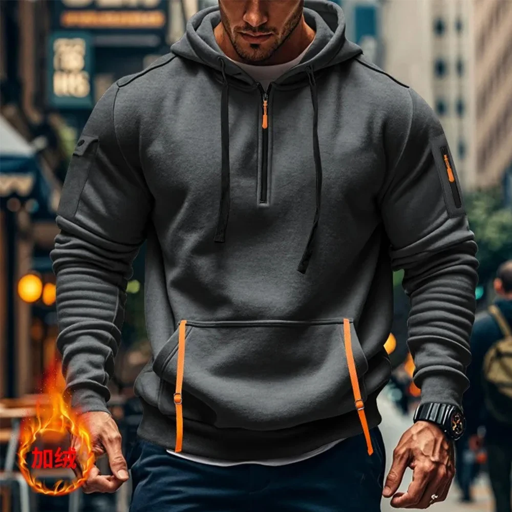 Yamaha R1 And R6 Motorcycle Racing Team Men Half Zipper Hoodie Spring Male Sweatshirt New Spring Sports Men's Pullover Clothes