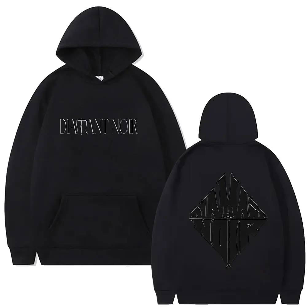Rapper WeRenoi Diamant Noir Graphic Hoodie Men Women Hip Hop Fashion Pop Music Streetwear Male Casual Vintage Oversized Hoodies