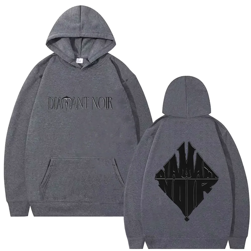 Rapper WeRenoi Diamant Noir Graphic Hoodie Men Women Hip Hop Fashion Pop Music Streetwear Male Casual Vintage Oversized Hoodies