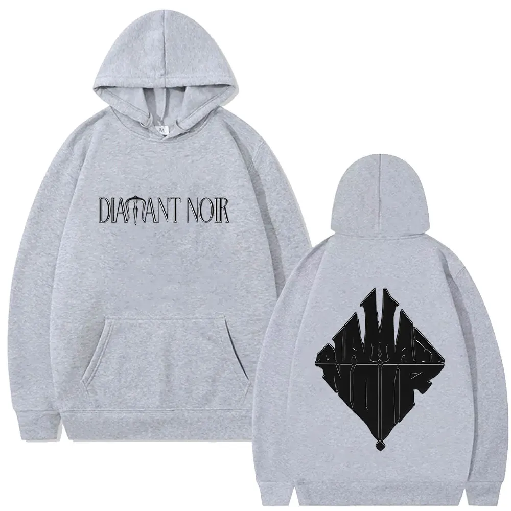 Rapper WeRenoi Diamant Noir Graphic Hoodie Men Women Hip Hop Fashion Pop Music Streetwear Male Casual Vintage Oversized Hoodies