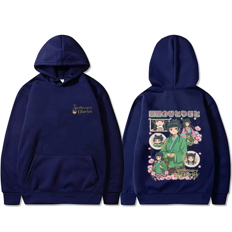 Anime The Apothecary Diaries Hoodie Funny Kawaii Cute Maomao Graphic Sweatshirt Men's Women's Cotton Oversized Pullover Hoodies