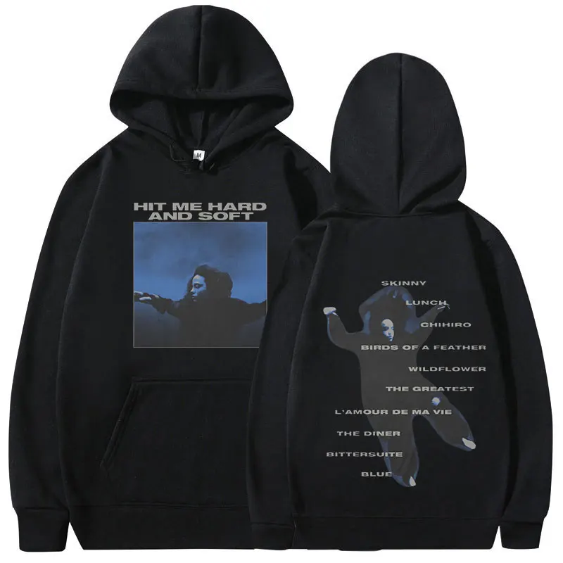 Hit Me Hard and Soft 2024 Tour Hoodies Men Women Fashion Vintage Harajuku Sweatshirts Long Sleeve Oversized Pullovers Fans Gift