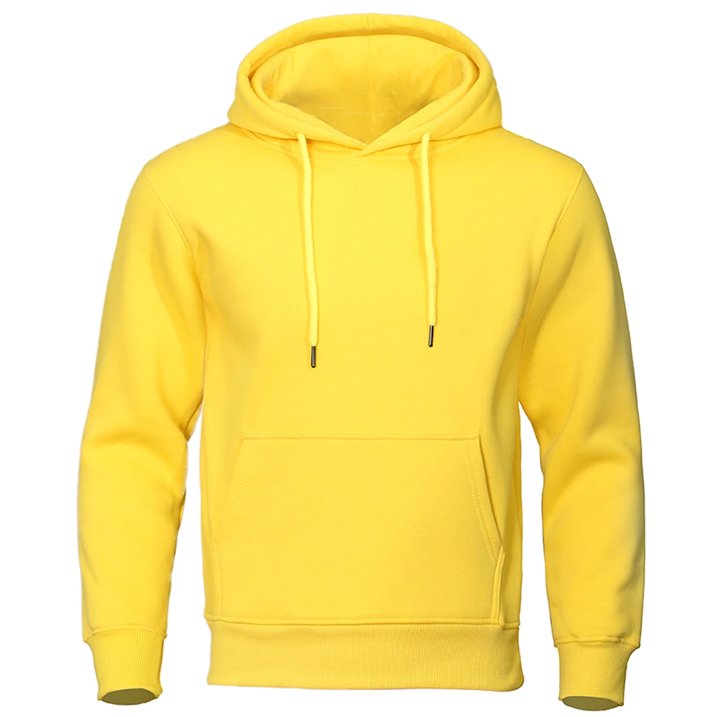 Spring Autumn Solid Color Hoodies Men Fashion Streetwear Sweatshirts Male Casual Men's Loose Sports Pullover Hooded Hoodies Man