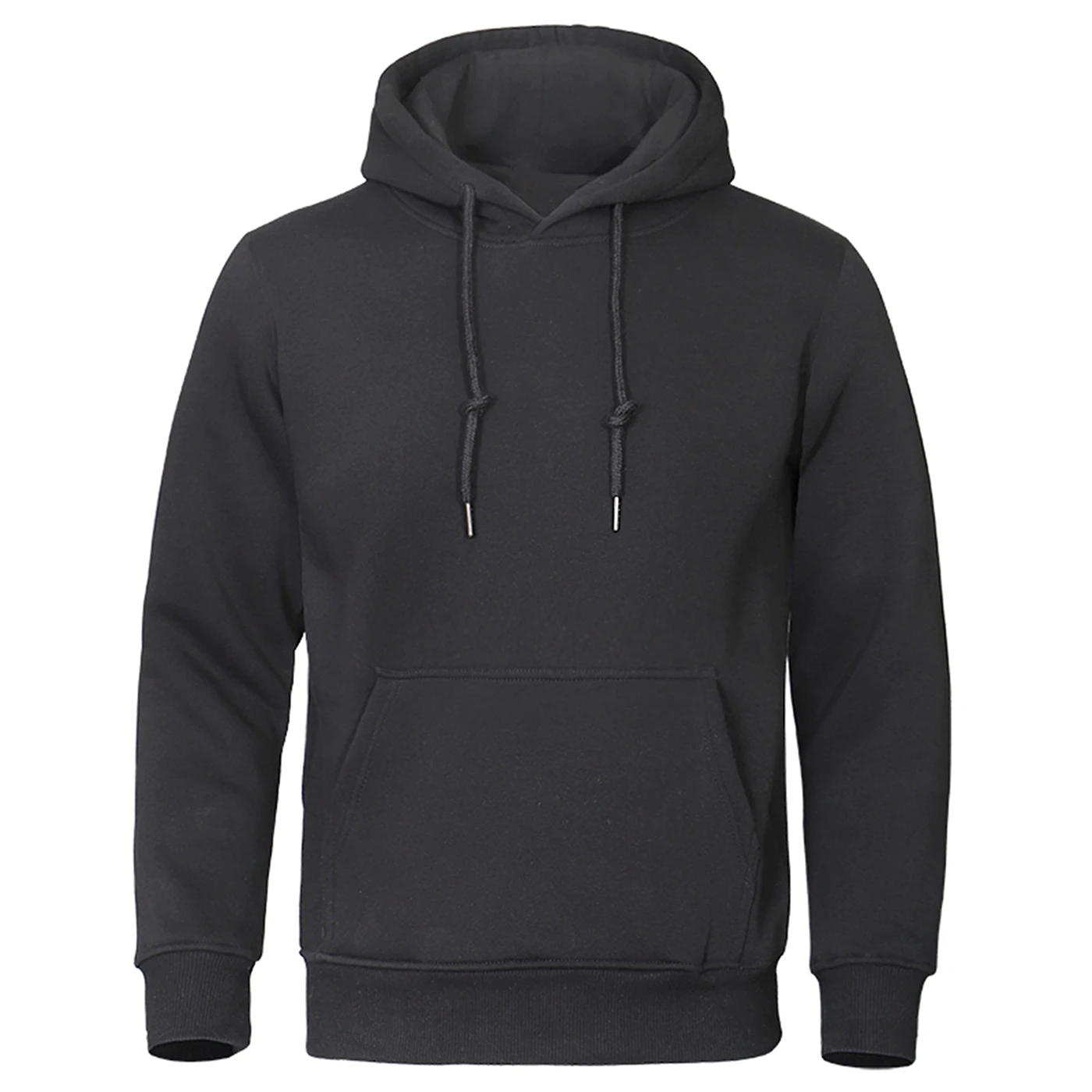 Spring Autumn Solid Color Hoodies Men Fashion Streetwear Sweatshirts Male Casual Men's Loose Sports Pullover Hooded Hoodies Man