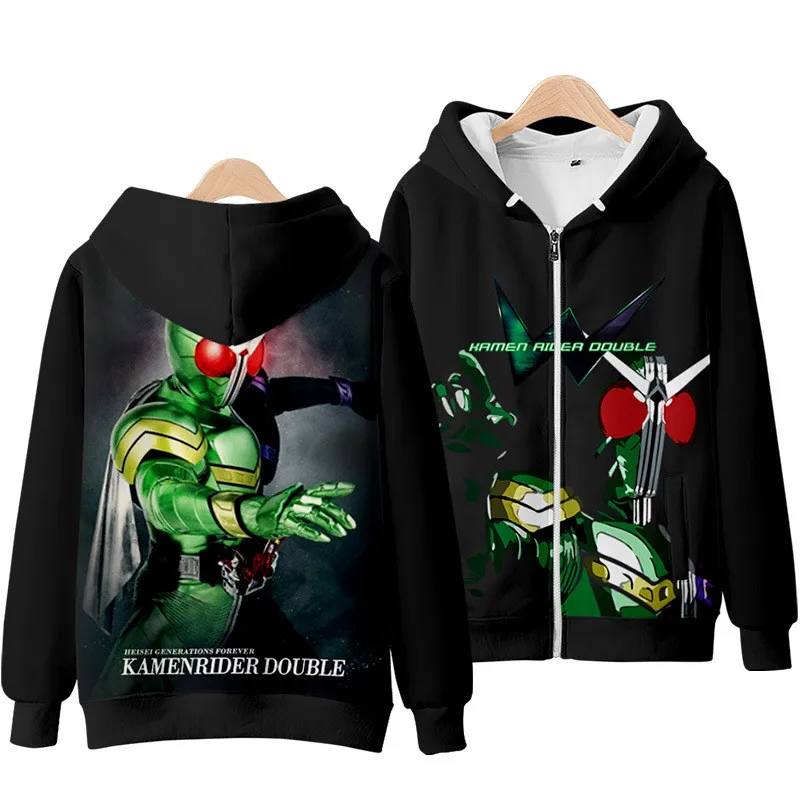 Masked Rider 3D Printing Kids/Men/Women Autumn Winter Japanese Anime Hoodies Sweatshirt Long Sleeve Zipper Jacket Coat