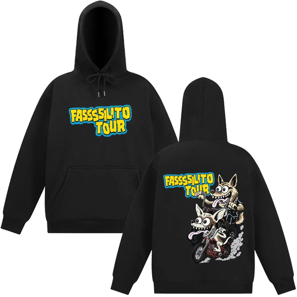 Rapper Lucho Rk La Pantera Ta Facil Album 2025 Fashion Print Hoodie Men Women Hip-hop Tracksuit Loose Casual Sportswear Fan Gift