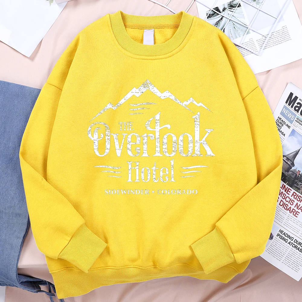 The Overlook Hotel The Shining Hoodies Man Crewneck Cartoon Sweatshirt Fleece Pullover Hoody Hip Hop Warm Fashion Hoodie Couple