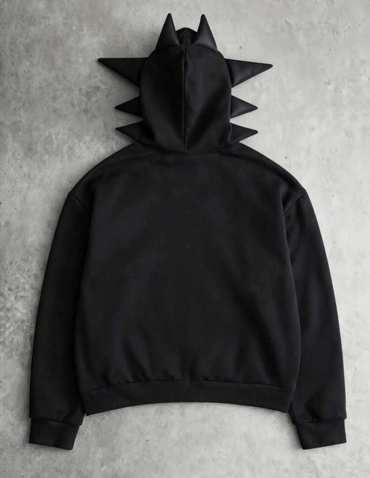 Gothic Spike Man Hoodie Zip Up Hoodie Angel Y2k Print Vintage Grunge Streetwear Men Casual Long Sleeve Sweatshirt Aesthetic