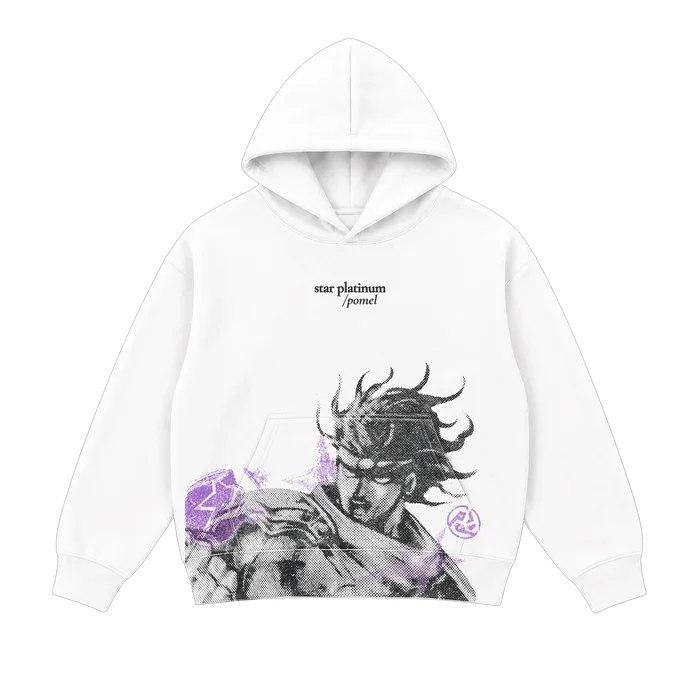 Anime JoJo Graphic Hoodies Vintage Retro Print Oversized Pullover Men Women Hip Hop Y2K Street Style Fans Merch Sweatshirts